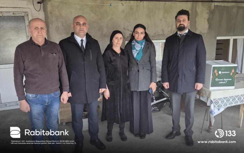 Rabitəbank Ramazan və Novruz bayramı ərəfəsində şəhid ailələrini ziyarət edib