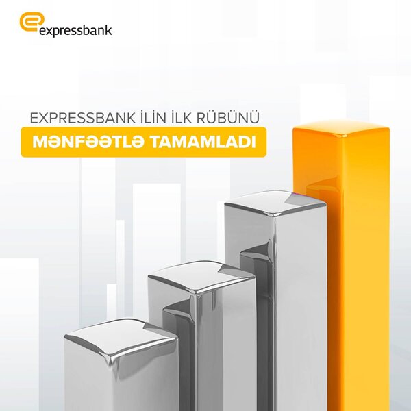 Expressbank 2023-cü ilin ilk rübünü xalis mənfəətlə tamamladı