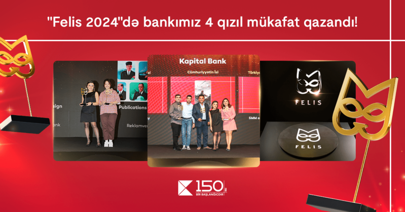 Kapital Bank rekord göstərici ilə 4 qızıl 