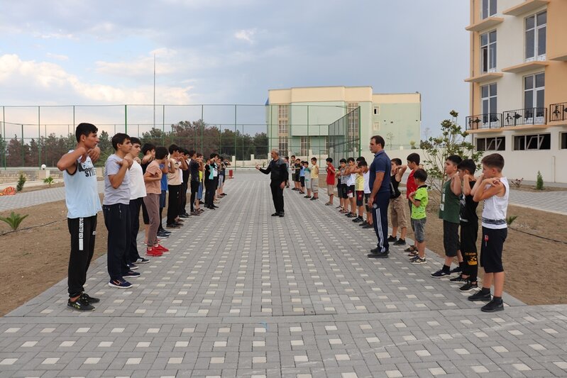 Naftalanda 'Sağlam həyat günü' adlı maarifləndirici tədbir keçirilib - FOTOLAR