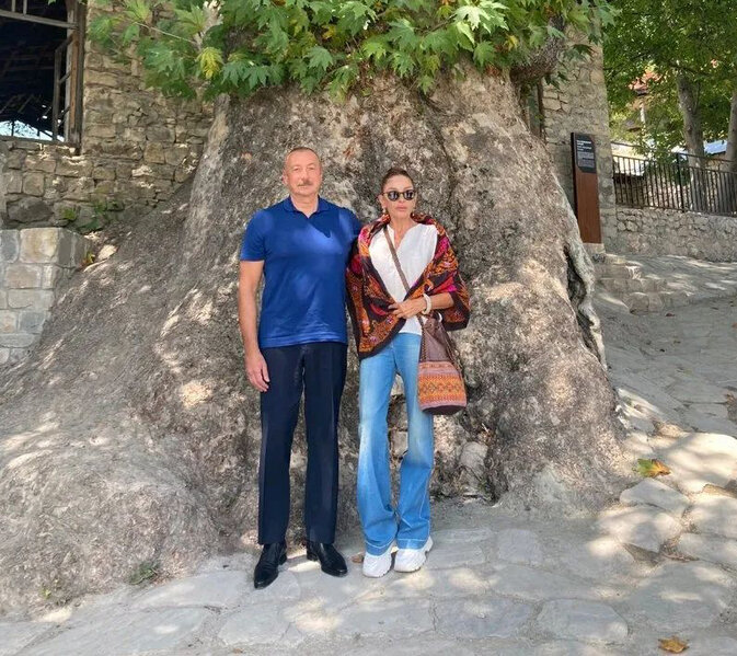 Mehriban Əliyeva Basqal qəsəbəsindən paylaşım edib - FOTO