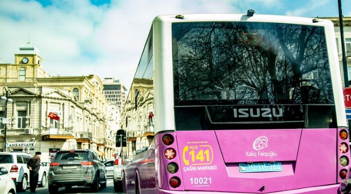 Bakıda 6 marşrut xətti üzrə avtobusların hərəkəti müvəqqəti dəyişdiriləcək