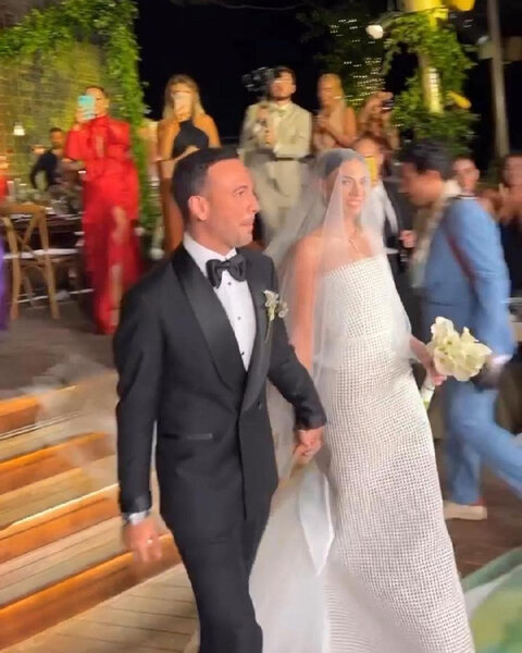 Oğuzhan Koçla Demet Özdemir evləndi - FOTO