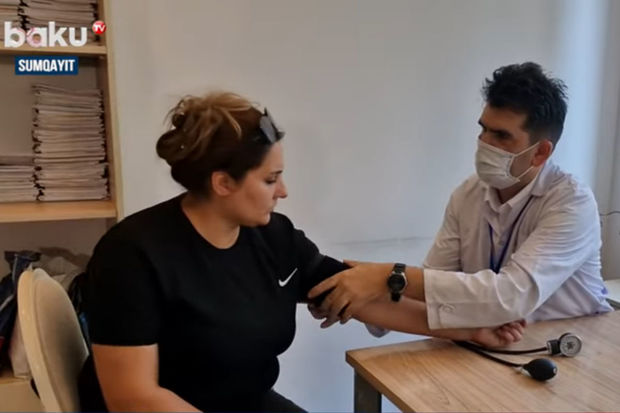 TƏBİB Ağalı kəndinə köçəcək ailələri müayinə etdi - VİDEO