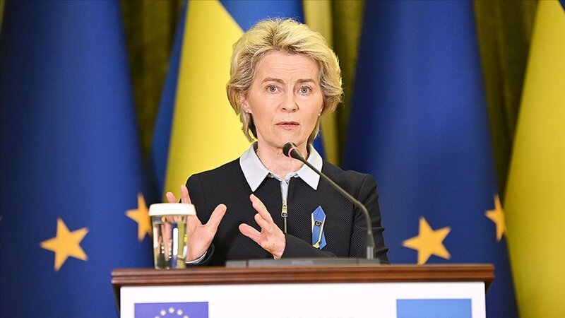 Ursula fon der Lyayen Volodimir Zelenski ilə görüşdü - FOTO