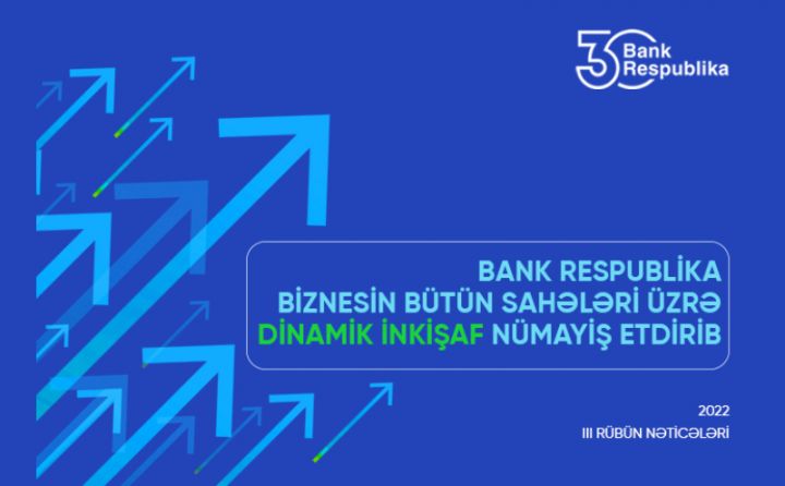 Ən böyük banklarından biri olan Bank Respublika maliyyə göstəricilərini açıqladı