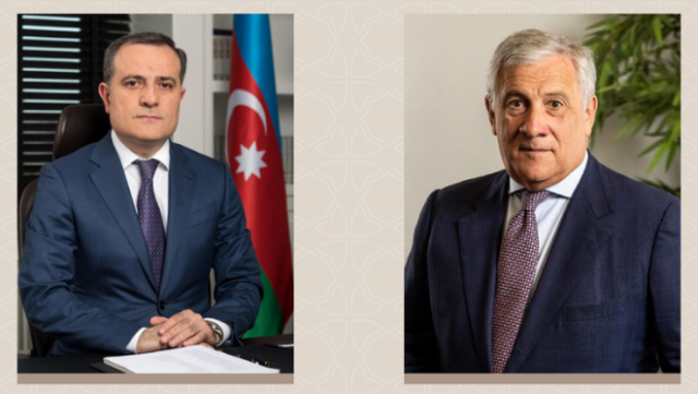 Ceyhun Bayramov italiyalı həmkarı ilə telefonla danışdı
