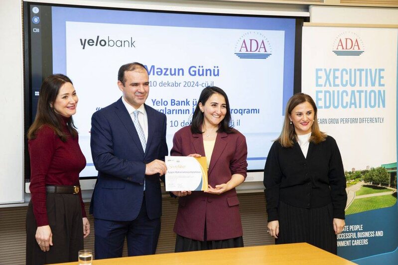 Yelo Bank əməkdaşları üçün təşkil edilmiş liderlik proqramı başa çatdı