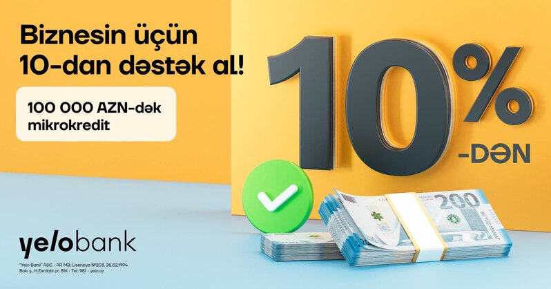 Biznesin üçün 10-dan dəstək al