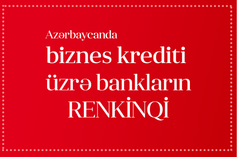 Biznes kreditlərinin RENKİNQİ: həcm, dinamika və bazar payı (01.01.2026)