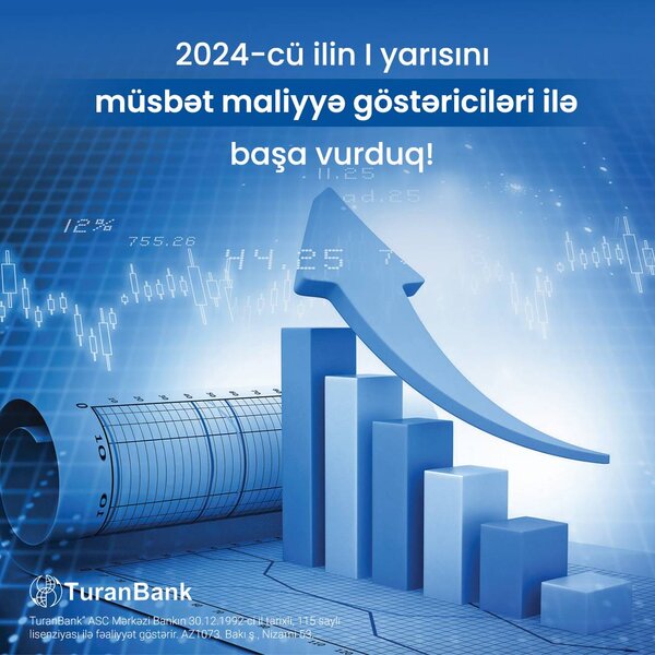 TuranBank 2024-cü ilin I yarısının nəticələrini elan edib