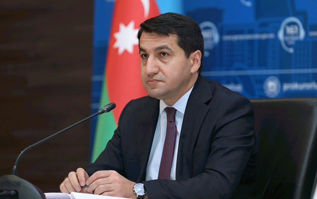 Hikmət Hacıyev Ermənistan-Azərbaycan münasibətlərinin normallaşması prosesindən danışdı