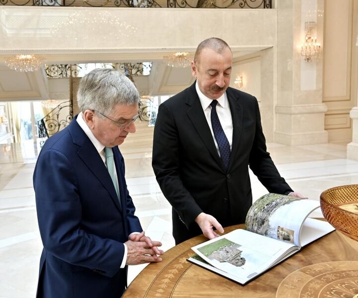 Azərbaycan liderinə Olimpiya Evi Mükafatı təqdim olundu