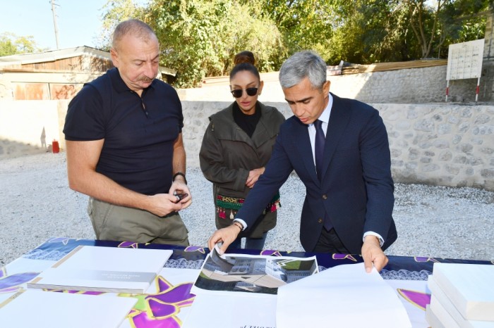Prezident və birinci xanım Şuşada - FOTO