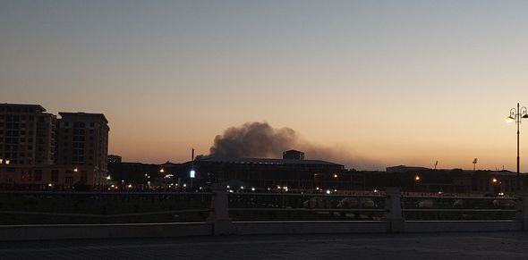 Azərbaycanda xəstəxanada yanğın - FOTO