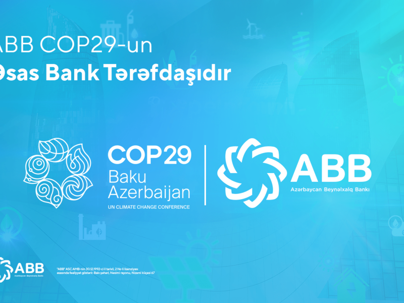 ABB COP29-un əsas Bank Tərəfdaşıdır