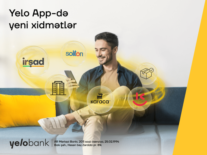 Yelo App-də parlaq yeniliklər