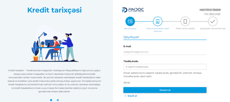FINDOC – kredit tarixçəmizi necə görə bilərik? (İZAH)
