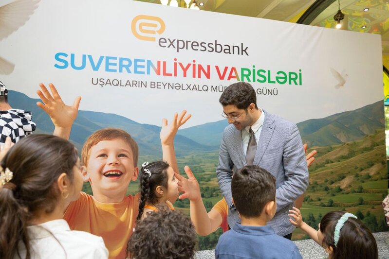 Expressbank Vətən Müharibəsi iştirakçılarının övladları üçün tədbir keçirdi