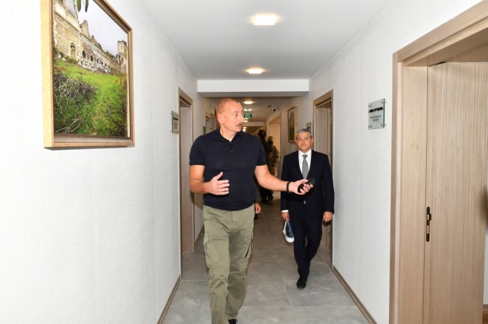 Prezident və birinci xanım Şuşada - FOTO