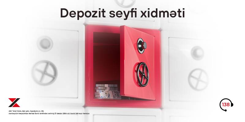 Xalq Bankdan depozit seyfi xidməti