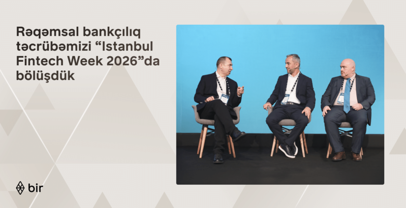 Bir rəqəmsal bankçılıq təcrübəsini 