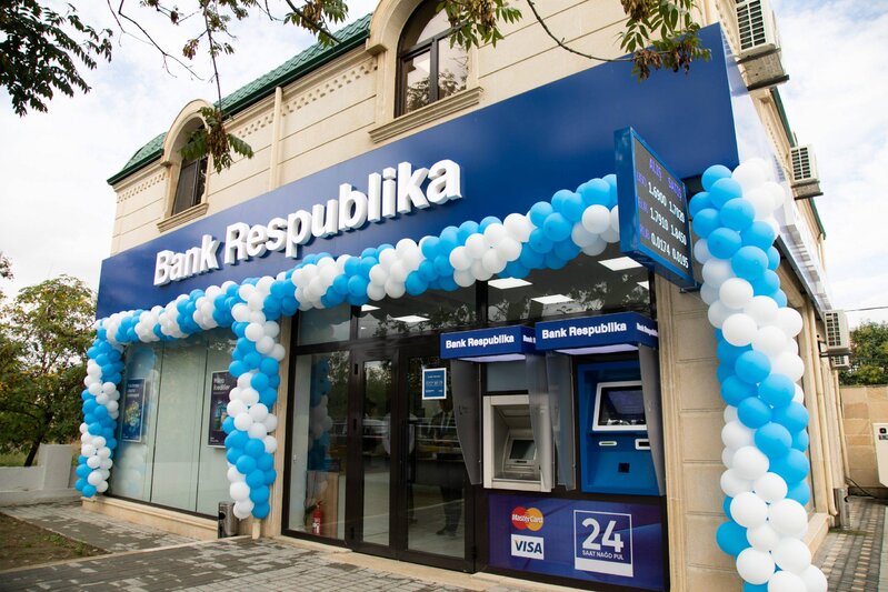 Bank Respublika müasir konseptli Şabran filialını istifadəyə verdi