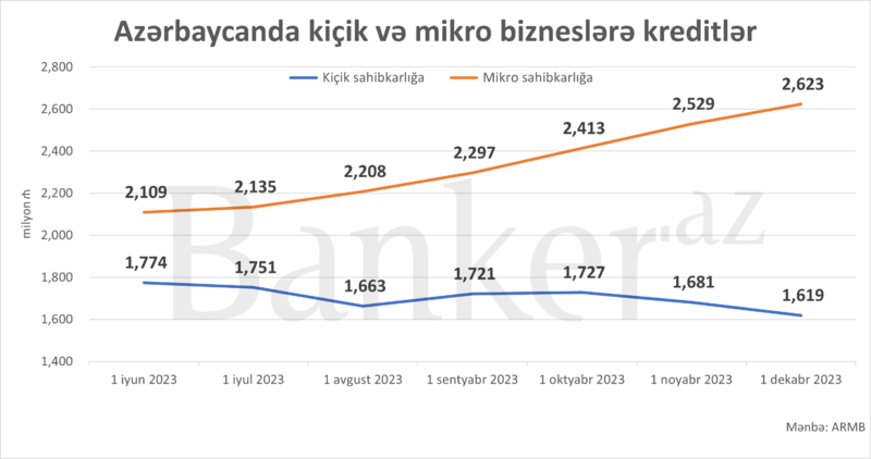 Banklar kiçik sahibkarları qoyub, mikro sahibkarları kreditləşdirirlər