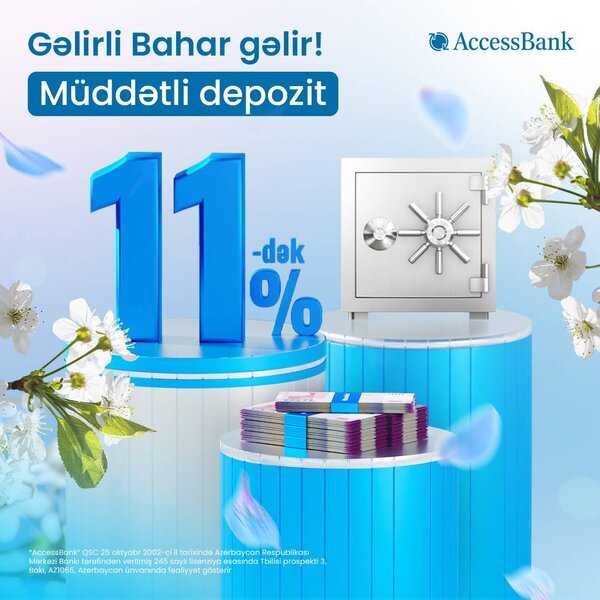 AccessBank-dan sərfəli 11%-lik 
