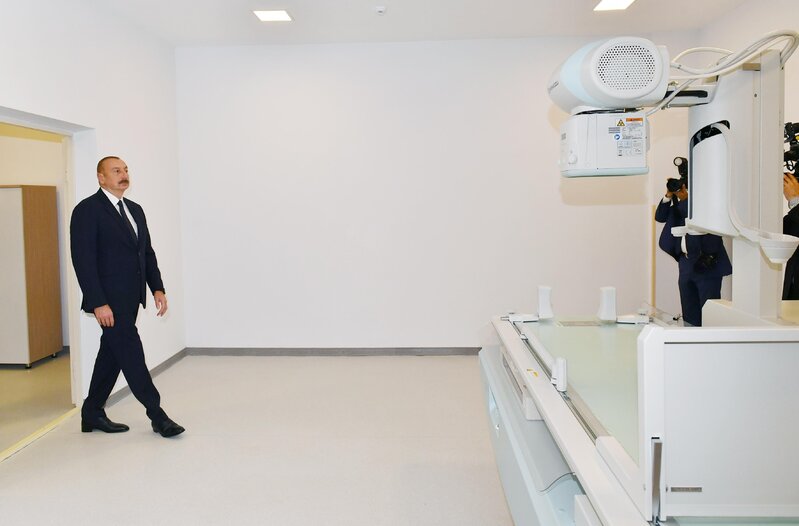 İlham Əliyev Bakıda sanatoriyanın açılışında iştirak etdi - FOTOLAR