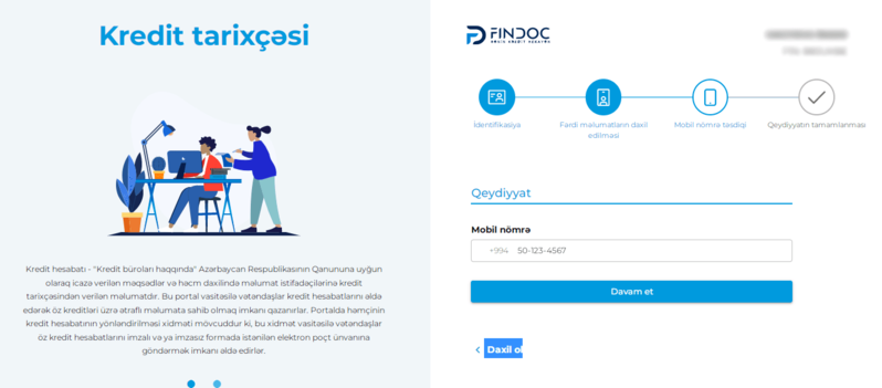 FINDOC – kredit tarixçəmizi necə görə bilərik? (İZAH)