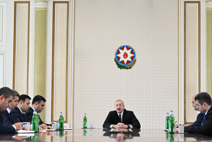 Prezident:"Rəhbərlərdən tələbim odur ki, iş yerlərinin yaradılmasına çalışsınlar"