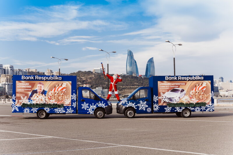 Şaxta Baba da Bank Respublika-dan hədiyyə qazanmağa tələsir