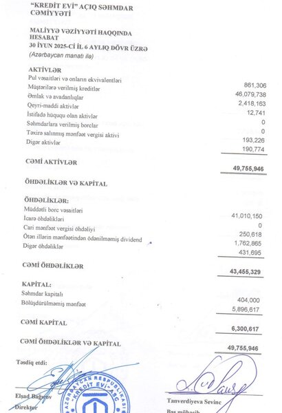 Bu lombard şirkəti çox sürətlə böyüyür - 6 AYDA 2,5 MİLYON MANAT XALİS QAZANC