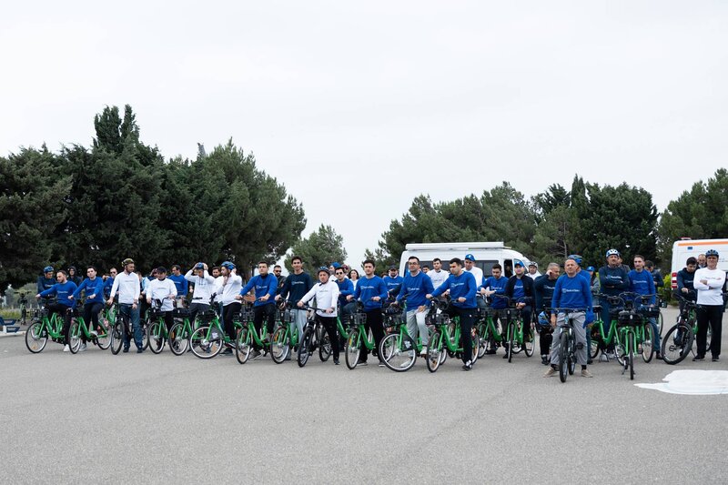 Bank of Baku əməkdaşlarından veloyürüş – Sağlam həyat, yaşıl gələcək
