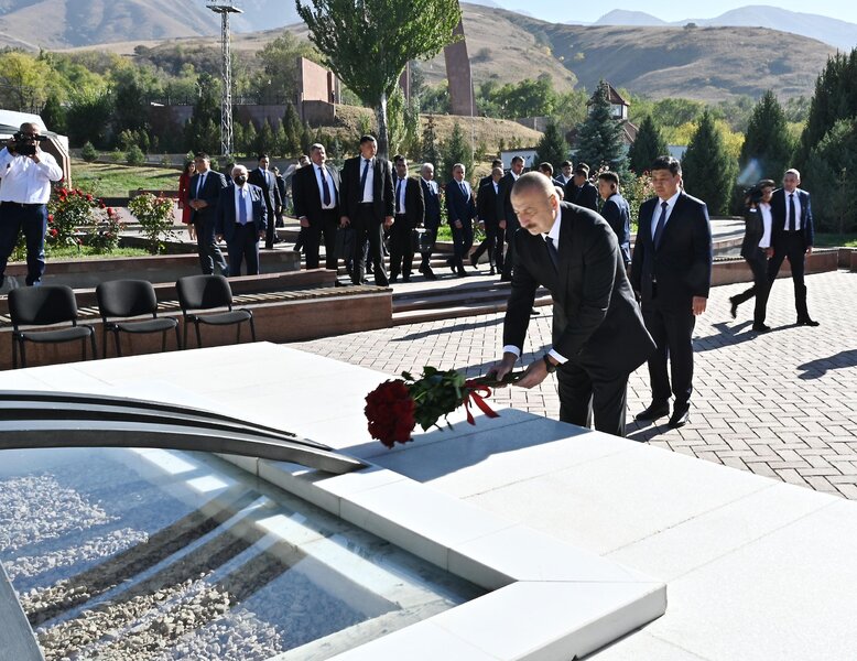İlham Əliyev Bişkekdə 