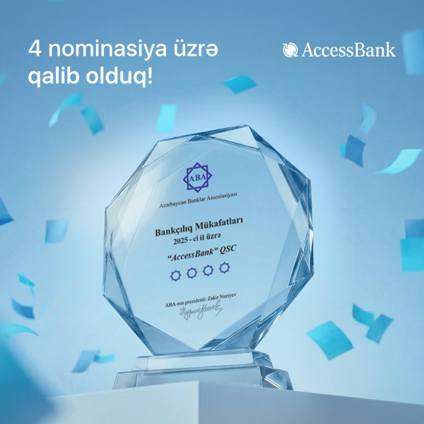 AccessBank dörd nominasiya üzrə qalib oldu