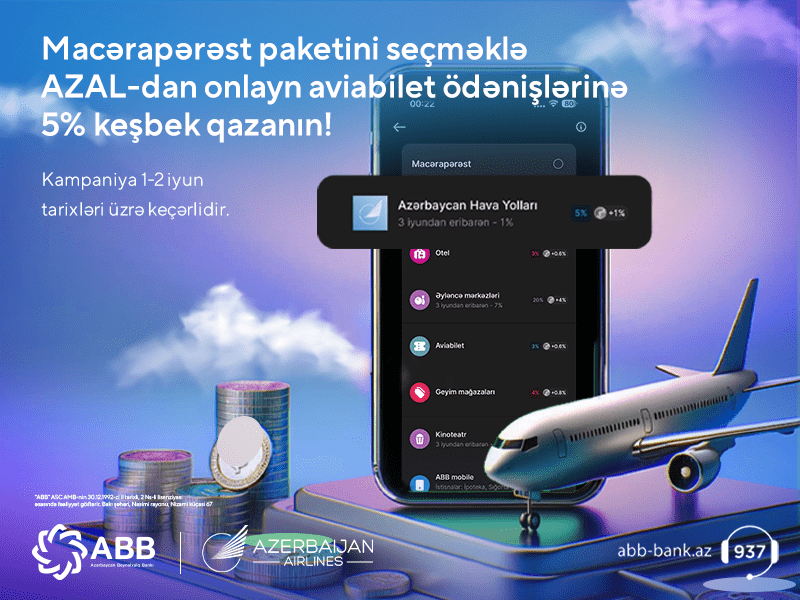 ABB-dən Mülki Aviasiya Gününə özəl kampaniya