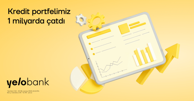 Yelo Bank-dan yeni rekord: kredit portfeli 1 milyard manata çatdı