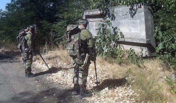 Laçın şəhəri, Zabux və Sus kəndləri minalardan təmizlənir - FOTO
