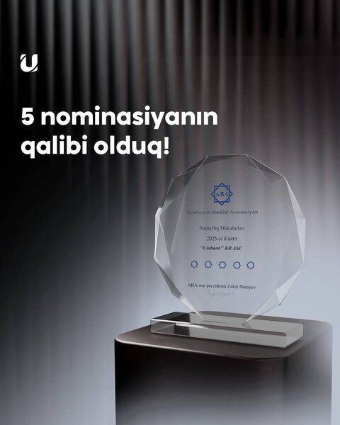 Unibank 5 nominasiya üzrə qalib olub