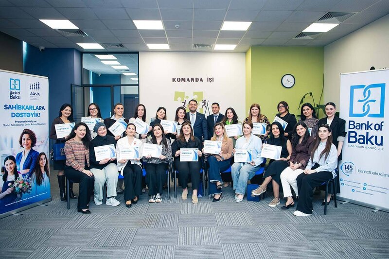 Bank of Baku-dan qadın sahibkarlara dəstək – Praqmatik maliyyə təlimi