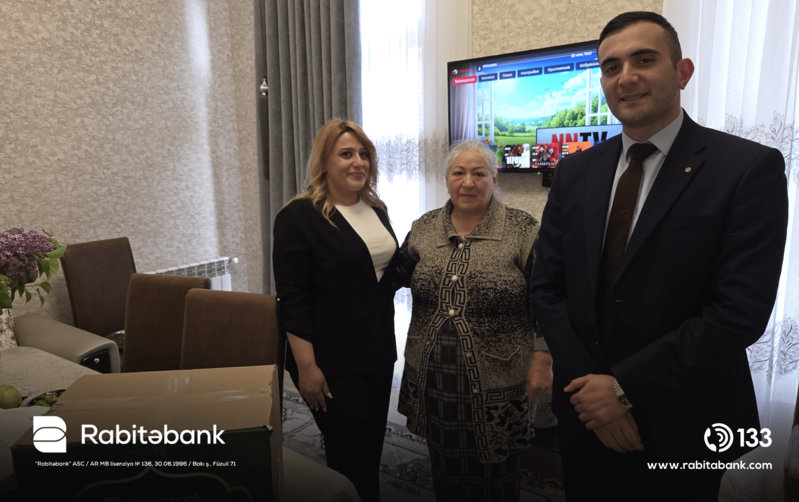 Rabitəbank Qurban bayramında Qarabağda yaşayan şəhid və qazi ailələrini ziyarət edib