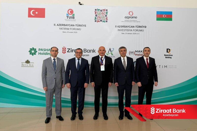Ziraat Bank Azərbaycan II Azərbaycan–Türkiyə İnvestisiya Forumunun baş sponsorlarından biri oldu