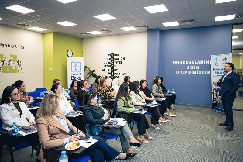 Bank of Baku-dan qadın sahibkarlara dəstək – Praqmatik maliyyə təlimi