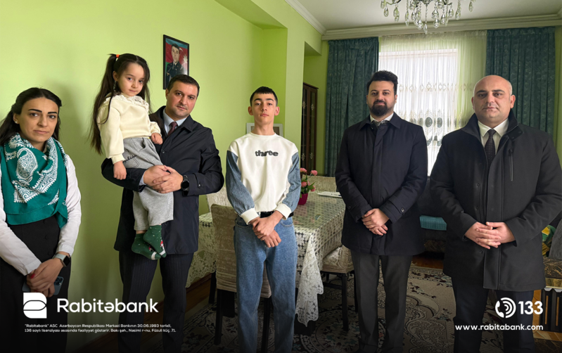 Rabitəbank Ramazan və Novruz bayramı ərəfəsində şəhid ailələrini ziyarət edib