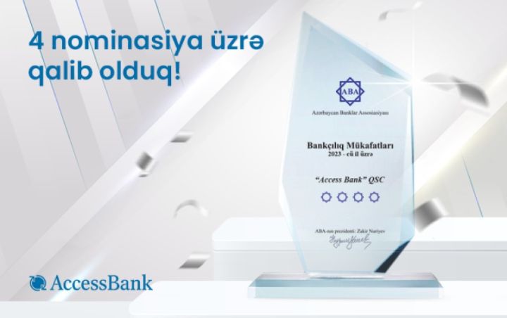 AccessBank 4 nominasiya üzrə qalib oldu