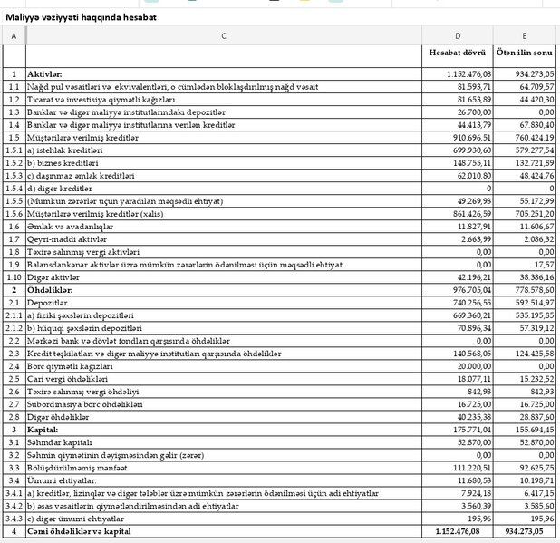 Bank of Baku 2025-ci ili artımlar ilə başa vurub - 30,6 MİLYON MANAT XALİS MƏNFƏƏT AÇIQLADI