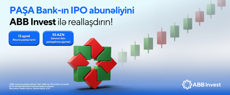ABB Invest vasitəsilə PAŞA Bank səhmlərinin sahibi olun