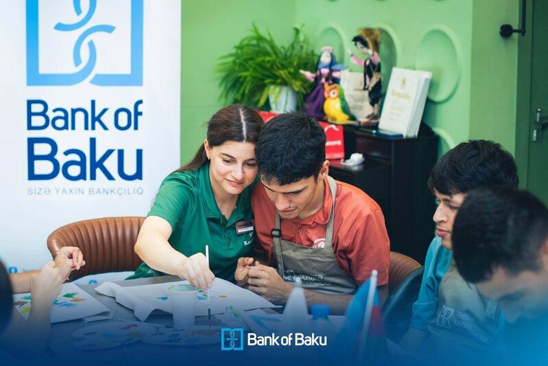 Bank of Baku inklüziv cəmiyyəti dəstəkləyir: autizmli uşaqlarla bir gün